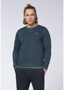 Sweatshirt Chiemsee, Herren, Gr. L (52/54), total eclipse, 60% Baumwolle, 40% Polyester, Rundhals, Sweatshirts Sweatshirt