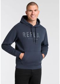 Hoodie Replay, Herren, Gr. S, navy, Sweatware, Obermaterial: 100% Baumwolle, regular fit normal, ohne Ausschnitt, elastischer Bund, Sweatshirts Hoodie