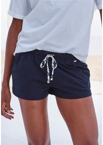 Schlafshorts Lascana, Damen, Gr. 36/38, N-Gr, schwarz, Single Jersey, Obermaterial: 50% Baumwolle, 50% Viskose, unifarben, bequem kurz, Hosen Schlafshorts, Uni oder mit sch&ouml;nem Animal-Print