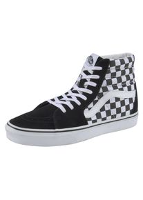 Sneaker Vans "SK8-Hi", Herren, Gr. 36, schwarz-wei&szlig; (schwarz, wei&szlig;), Leder, Textil, Schuhe Sneaker, aus textilem Canvas-Material