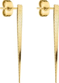 Paar Ohrh&auml;nger Liebeskind Berlin "LJ-0891-E-30, LJ-0892-E-30", gold (gelbgoldfarben), Ohrringe, Damen, Edelstahl, Paar Ohrh&auml;nger