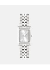 Quarzuhr Liebeskind Berlin "Classic Square", silberfarben, silberfarben, Armbanduhren, Damen, Quarzuhr, Armbanduhr, Damenuhr, Edelstahlarmband, analog