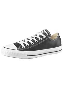 Sneaker Converse "Chuck Taylor All Star Basic Leather Ox", Damen, Gr. 41,5, schwarz, Leder, Schuhe Sneaker, Topseller