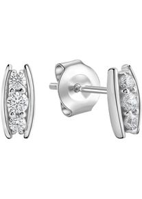 Paar Ohrstecker Firetti "Schmuck Geschenk Silber 925 Ohrschmuck Ohrringe", silber (silberfarben, kristallwei&szlig;, kristallwei&szlig;), Ohrringe, Damen, Silber 925 (Sterlingsilber), Paar Ohrstecker, mit Zirkonia (synth.)