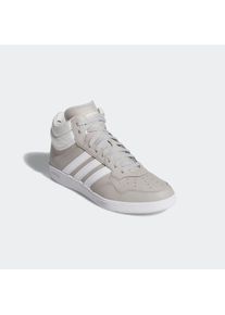 Sneaker adidas Sportswear "HOOPS 4.0 MID", Herren, Gr. 42, wei&szlig; (grau two, cloud wei&szlig;, crystal wei&szlig;), Synthetik, Schuhe Sneaker