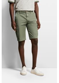 Bermudas Bugatti, Herren, Gr. 46, Normalgr&ouml;&szlig;en, gr&uuml;n (moos), 100% Baumwolle, normal, Hosen Bermudas, mit aufgesetzten Taschen