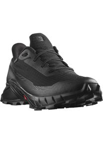 Trailrunningschuh Salomon "ALPHACROSS 5 GORE-TEX", Herren, Gr. 42, schwarz, Synthetik, Textil, Schuhe Trailrunningschuh, wasserdicht, Trailrunningschuhe