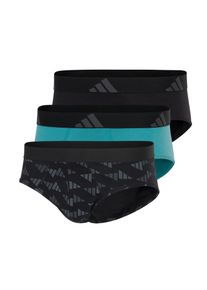 Slip adidas Sportswear "Active Flex Cotton", Herren, Gr. S, 908, sonstiges, Single Jersey, Obermaterial: 95% Baumwolle, 5% Elasthan, unifarben mit Farbeinsatz, k&ouml;rpernah, Unterhosen Slip, elastisch, Logo-Bund, scheuerfreies Tragegef&uuml;hl, ohne Eingriff