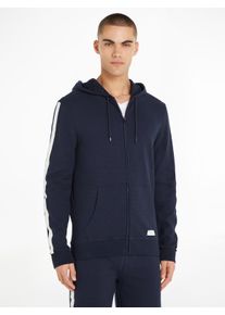 Hoodie "HWK FZ HOODIE", Damen, Gr. XXL (56), blau (desert sky), Sweatware, Obermaterial: 100% Baumwolle, Tommy Hilfiger Underwear, unifarben, Basic, regular fit h&uuml;ftlang, elastischer Bund, Sweatshirts Hoodie, mit Markenlabel an den &Auml;rmeln