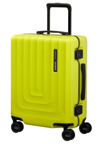 Hartschalen-Trolley Samsonite "FOCUS, verschiedene Gr&ouml;&szlig;en und Farben", Damen, Gr. B/H/T: 40cm x 55cm x 23cm 40 l, metallic lime, Polycarbonat, Koffer Hartschalen-Trolley, Reisegep&auml;ck, Hartschalen-Koffer, TSA-Schloss