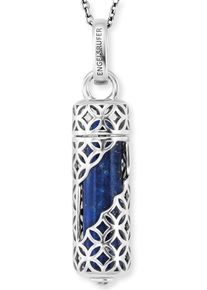 Kette mit Anh&auml;nger Engelsrufer "POWERFUL STONE LAPISLAZULI" Gr. M, bunt (silberfarben, blau), Halsketten, Damen, M, Silber 925 (Sterlingsilber), L: 60, Kette mit Anh&auml;nger, mit Lapislazuli