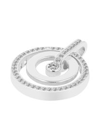 Adelia&acute;s Kettenanh&auml;nger ADELIA&acute;S "Damen Anh&auml;nger aus 333 Gold mit Zirkonia", silber, Schmuckanh&auml;nger, Damen, Kettenanh&auml;nger