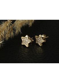 Adelia&acute;s Paar Ohrstecker ADELIA&acute;S "Damen Ohrringe &iquest; Ohrstecker aus 333 Gold mit Zirkonia", gold, Ohrringe, Damen, Paar Ohrstecker