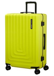Hartschalen-Trolley Samsonite "FOCUS, verschiedene Gr&ouml;&szlig;en und Farben", Damen, Gr. B/H/T: 51cm x 75cm x 29cm 91 l, metallic lime, Polycarbonat, Koffer Hartschalen-Trolley, Reisegep&auml;ck, Hartschalen-Koffer, TSA-Schloss