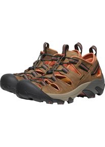 Sandale Keen "ARROYO II", Herren, Gr. 40, gr&uuml;n (schwarz olive, bombay braun), Leder, Schuhe Sandale