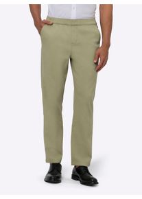 Schlupfjeans CLASSIC, Herren, Gr. 46, Normalgr&ouml;&szlig;en, gr&uuml;n (schilf), 98% Baumwolle, 2% Elasthan, unifarben, lang, Jeans Schlupfjeans