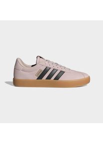 Sneaker adidas Sportswear "VL COURT 3.0", Herren, Gr. 40,5, putty mauve, core schwarz, gold metallic, Leder, Synthetik, Schuhe Sneaker, inspiriert vom Design des adidas samba