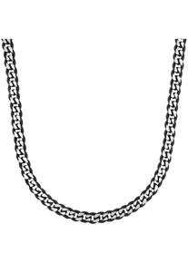 Panzerkette Amor "2037351" Gr. 50, silber (edelstahlfarben), Halsketten, Damen, 50, Edelstahl, B: 2,4mm, Panzerkette, B:2,4mm