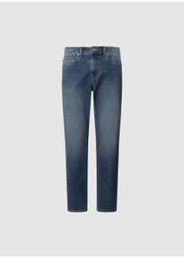 Straight-Jeans Pepe Jeans "CASH", Damen, Gr. 34, L&auml;nge 32, blau (used mid blau), Denim/Jeans, Obermaterial: 98% Baumwolle, 2% Elasthan, straight fit lang, Jeans Straight-Jeans, im 5-Pocket-Stil