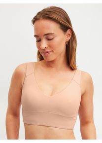 Bustier Calida "Natural Skin", Damen, Gr. M (44/46), N-Gr, rose teint, Interlock, Obermaterial: 83% Modal (TENCEL&trade;), 17% Elasthan, BHs Bustier, aus weicher Interlock-Qualit&auml;t, atmungsaktiv, ohne B&uuml;gel