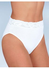 w&auml;schepur Slip W&Auml;SCHEPUR, Damen, Gr. 46, 5 Stk., wei&szlig;, 95% Baumwolle, 5% Elasthan, Unterhosen Slip