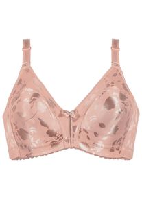 Minimizer-BH Naturana "Minimizer", Damen, Gr. 100, Cup D, pink rose, Obermaterial: 93% Polyamid, 7% Elasthan, gebl&uuml;mt, gemustert, leicht gl&auml;nzend, BHs Minimizer-BH, breite Tr&auml;ger, vorgeformte Cups, ohne B&uuml;gel, gl&auml;nzend, basic, bequem