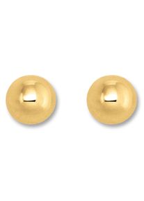 Paar Ohrstecker ONE ELEMENT "Halb Kugel verb&ouml;det Ohrringe Ohrstecker aus 333 Gelbgold", gold, Ohrringe, Damen, Gelbgold 333, Paar Ohrstecker