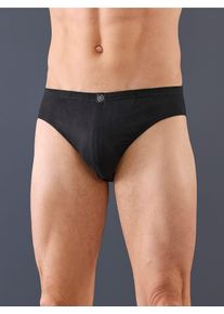 Slip, Herren, Gr. 5, 5 Stk., schwarz, 100% Baumwolle, Unterhosen Slip