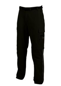 Outdoorhose DEPROC Active "KENTVILLE T-ZIP MEN", Herren, Gr. 26, Normalgr&ouml;&szlig;en, schwarz, 95% Polyester; 5% Elasthan, Hosen Outdoorhose, auch in Gro&szlig;en Gr&ouml;&szlig;en erh&auml;ltlich