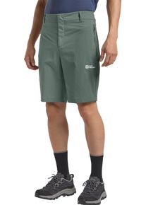 Shorts Jack Wolfskin "HIKEOUT SHORTS M", Herren, Gr. 52, Normalgr&ouml;&szlig;en, gr&uuml;n (slate, gr&uuml;n), Obermaterial: 86% Polyamid, 14% sonstige Fasern. Futter: 100% Polyester, Hosen Shorts