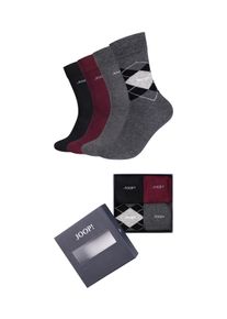 JOOP! Socken JOOP "premium essentials", Damen, Gr. 39-42, grau (anthrazit mix), Baumwollmischung, Socken Socken, mit elastischem Bund