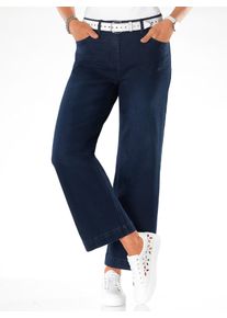 7/8-Jeans Inspirationen, Damen, Gr. 46, Normalgr&ouml;&szlig;en, dunkelblau, stone, washed, 78% Baumwolle, 20% Polyester, 2% Elasthan, unifarben, lang, Jeans 7/8-Jeans