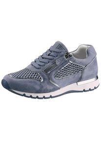 Sneaker Caprice, Damen, Gr. 41, blau (bleu), Lederimitat, Mesh, Veloursleder, Schuhe Sneaker