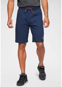 Sweatshorts Bruno Banani "Regular Fit", Herren, Gr. S (44/46), N-Gr, blau, Obermaterial: 100% Baumwolle, bequem kurz, Hosen Sweatshorts