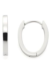 Paar Creolen Leonardo "Ronia Beauty's", silber (edelstahlfarben), Ohrringe, Damen, Edelstahl, Paar Creolen