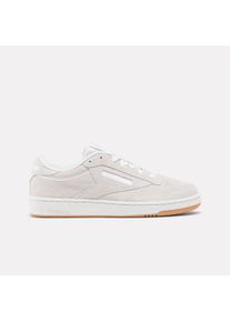 Sneaker Reebok CLASSIC "CLUB C 85", Herren, Gr. 44,5, pugry2, ftwwht, rbkle3, Leder, Textil, Schuhe Sneaker