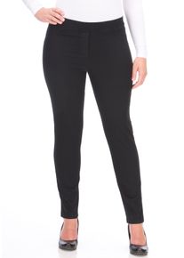 Jeansjeggings KjBRAND "JENNY", Damen, Gr. 50 (25), K-Gr, schwarz, Denim/Jeans, Obermaterial: 78% Baumwolle, 18% Polyester, 4% Elasthan, unifarben, skinny fit lang, Jeans Jeansjeggings, angenehm weiche Quer-Stretch Qualit&auml;t