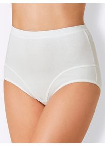 w&auml;schepur Taillenslip W&Auml;SCHEPUR, Damen, Gr. 42, 3 Stk., wei&szlig;, 95% Baumwolle, 5% Elasthan, Unterhosen Taillenslip