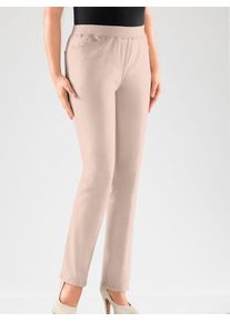 Stretch-Jeans Classic Basics, Damen, Gr. 44, Normalgr&ouml;&szlig;en, beige (sand), 96% Baumwolle, 4% Elasthan, unifarben, lang, Jeans Stretch-Jeans