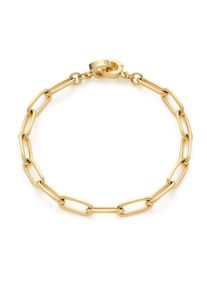 Charm-Armband Leonardo "Estrella Clip&Mix", gold (gelbgoldfarben), Armb&auml;nder, Damen, 19cm, Edelstahl, Charm-Armband