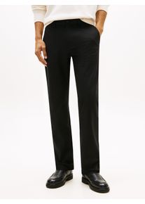 Chinohose Tommy Hilfiger "DENTON", Herren, Gr. 31, L&auml;nge 32, schwarz, Web, Obermaterial: 53% Elastomultiester, 47% Polyester, gerade, Hosen Chinohose, feuchtigkeitsableitend, Straight Fit