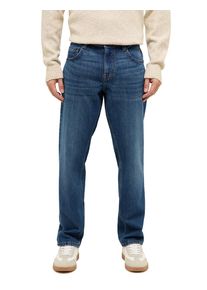 Straight-Jeans Mustang "Herren Style Denver Straight", Herren, Gr. 34, L&auml;nge 36, 883 dunkelblau, Denim/Jeans, 99% Baumwolle, 1% Elasthan, unifarben, straight fit, Jeans Straight-Jeans