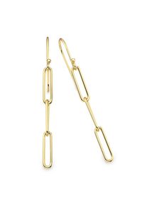 Paar Ohrhaken Firetti "Schmuck, Geschenk, Silber gelbgoldfarben vergoldete Ohrhaken", gelbgoldfarben, Ohrringe, Damen, Silber 925 (Sterlingsilber), Paar Ohrhaken