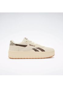 Sneaker Reebok CLASSIC "REEBOK COURT ADVANCE SURGE", Damen, Gr. 36, braun (chalk, chalk, unearthed braun), Synthetik, Textil, Schuhe Sneaker, mit Animal-Print/ Cheetah-Optik