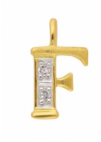 Adelia&acute;s Buchstabenanh&auml;nger ADELIA&acute;S "585 Gold Buchstabenanh&auml;nger mit Diamant", gold, Schmuckanh&auml;nger, Damen, 0,02 SI = kleine Einschl&uuml;sse F, Gelbgold 585, Buchstabenanh&auml;nger