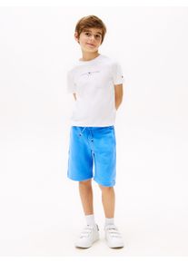 T-Shirt & Shorts Tommy Hilfiger "ESSENTIAL SET", Jungen, Gr. 74, wei&szlig;, Jersey, Obermaterial: 80% Baumwolle, 20% Polyester, unifarben, KOB Set-Artikel T-Shirt & Shorts, mit Logoschriftzug