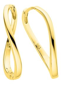 Paar Creolen Bruno Banani "Schmuck Geschenk Silber 925 Ohrschmuck Ohrringe", gold (gelbgoldfarben), Ohrringe, Damen, Silber 925 (Sterlingsilber), Paar Creolen