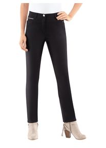 Thermohose Stehmann, Damen, Gr. 46, Normalgr&ouml;&szlig;en, schwarz, 76% Viskose, 21% Polyamid, 3% Elasthan, unifarben, lang, Hosen Thermohose