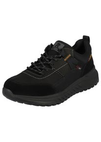 Sneaker RIEKER SPORT, Herren, Gr. 41, schwarz, Leder, Synthetik, Schuhe Sneaker, Outdoorschuh, Halbschuh, Schn&uuml;rschuh mit TEX-Ausstattung