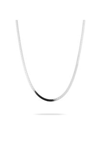 Kette ohne Anh&auml;nger Liebeskind Berlin "Schmuck Geschenk Edelstahl Halskette The Long Sleek", silber (edelstahlfarben), Halsketten, Damen, Edelstahl, L: 45 B: 3mm, Kette ohne Anh&auml;nger, B:3mm